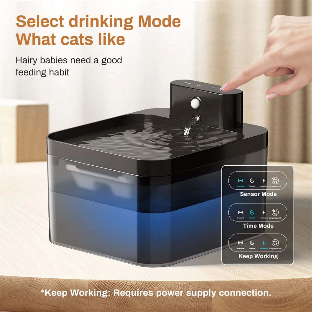 Professional 2.2L Wireless Cat Fountain