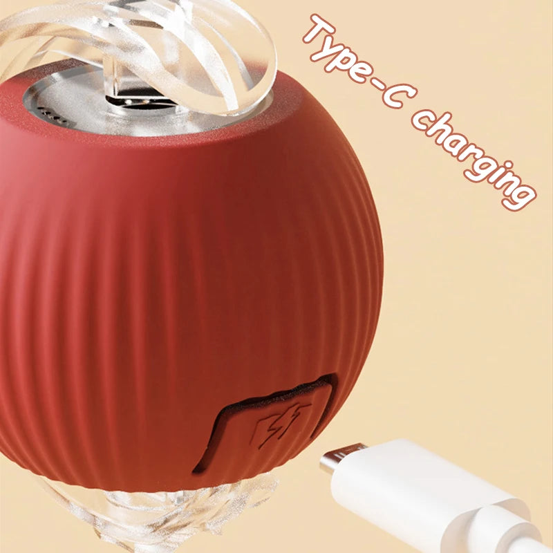 Smart Automatic Rolling Ball with Faux Tail