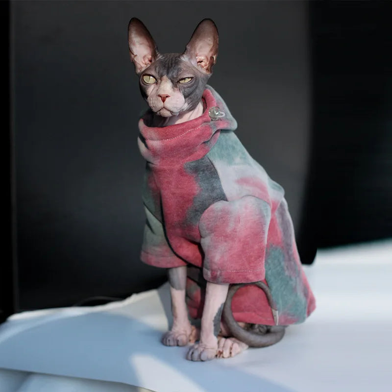 Thermal Fleece-Lined Cat Jacket