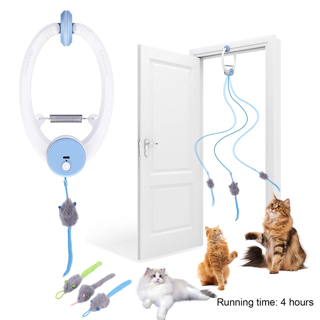 Automatic Door-Hanging Retractable Cat Toy