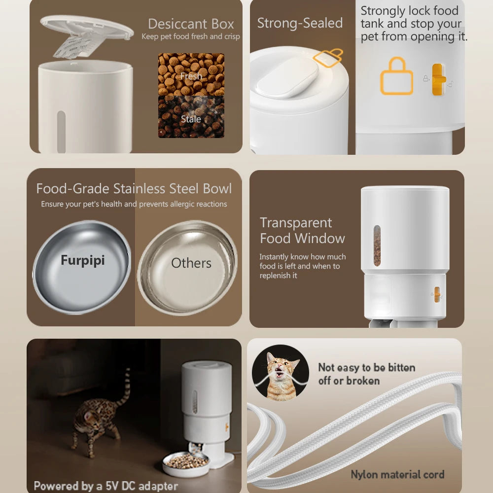 5L Smart Automatic Pet Feeder