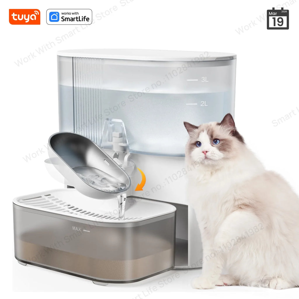 3L Radar Sensor Pet Water Fountain