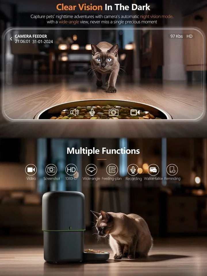 SmartVision 4L Pro HD Video Pet Feeder