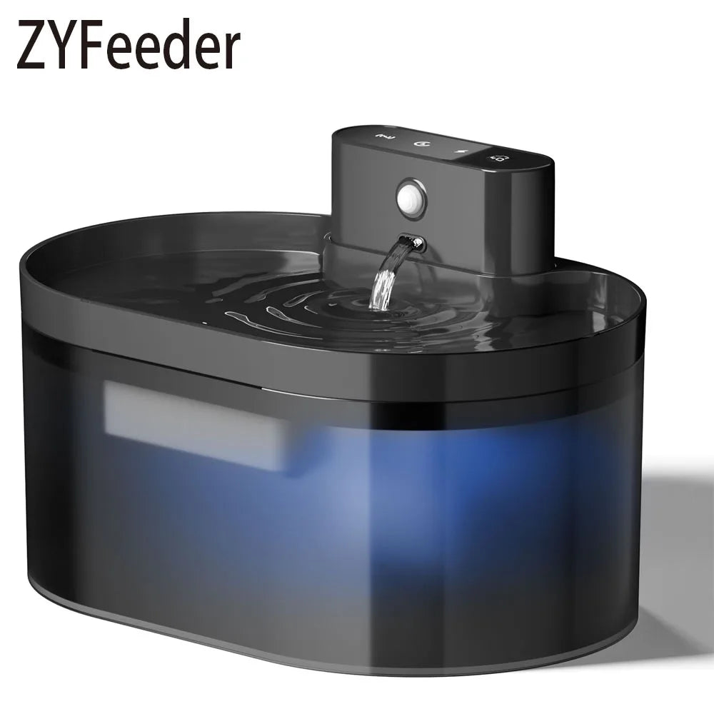 2.2L Wireless Induction Pet Water Fountain