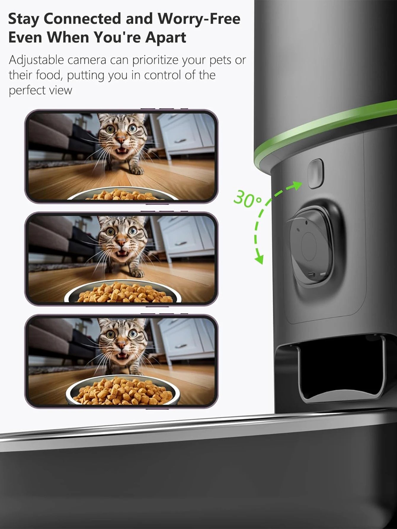 Smart Camera Automatic Pet Feeder