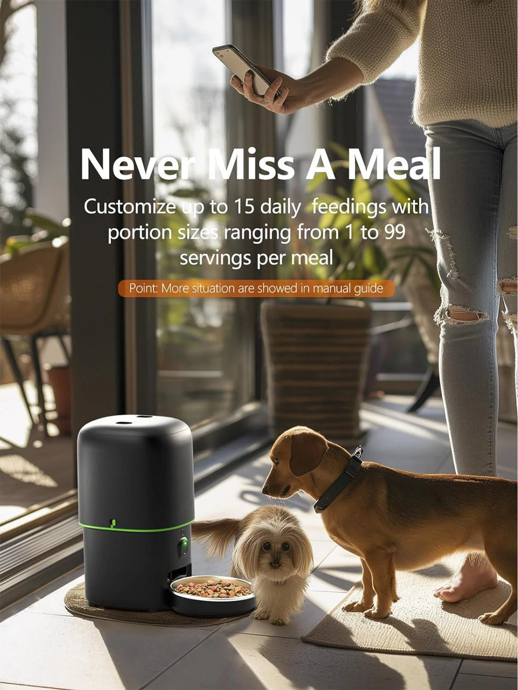 Smart Camera Automatic Pet Feeder
