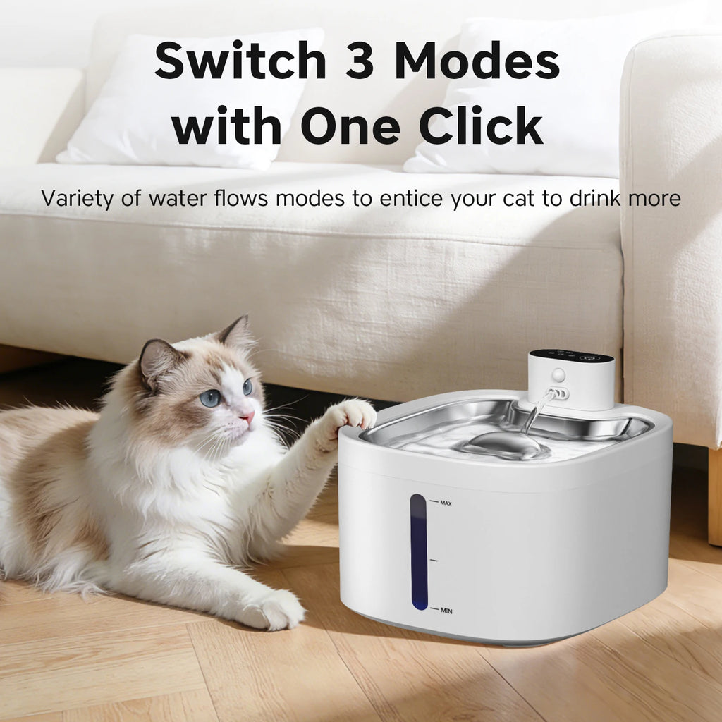Wireless 3.5L Stainless Steel Water Fountain