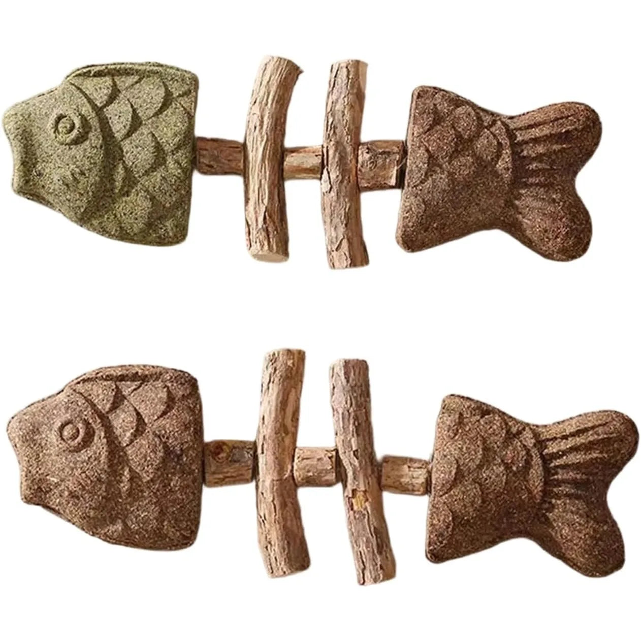 Smart Dental Fishbone Cat Toy