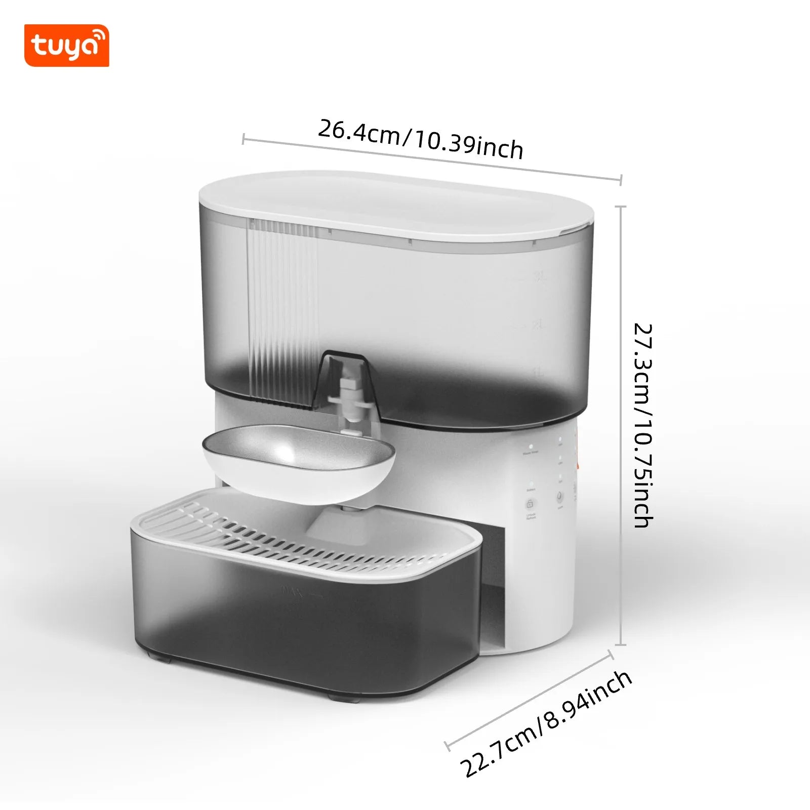 3L Radar Sensor Pet Water Fountain