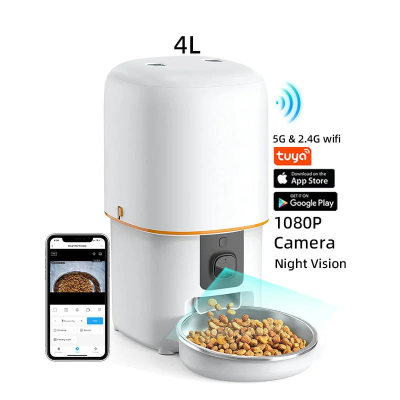 SmartVision 4L Pro HD Video Pet Feeder