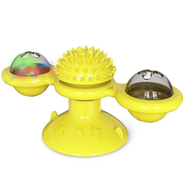 Interactive Windmill Cat Toy